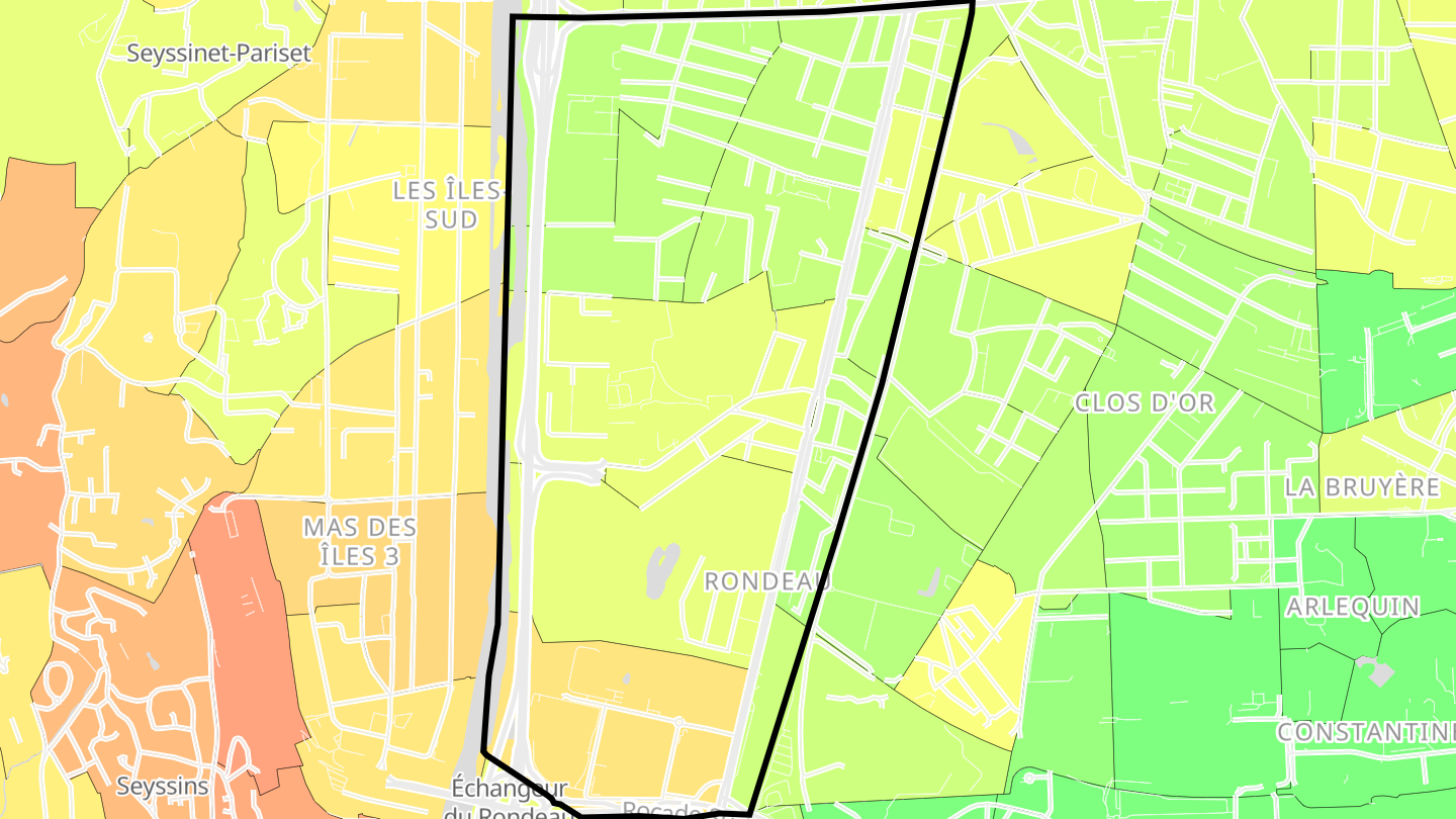 Carte des prix de l'immobilier Secteur 3