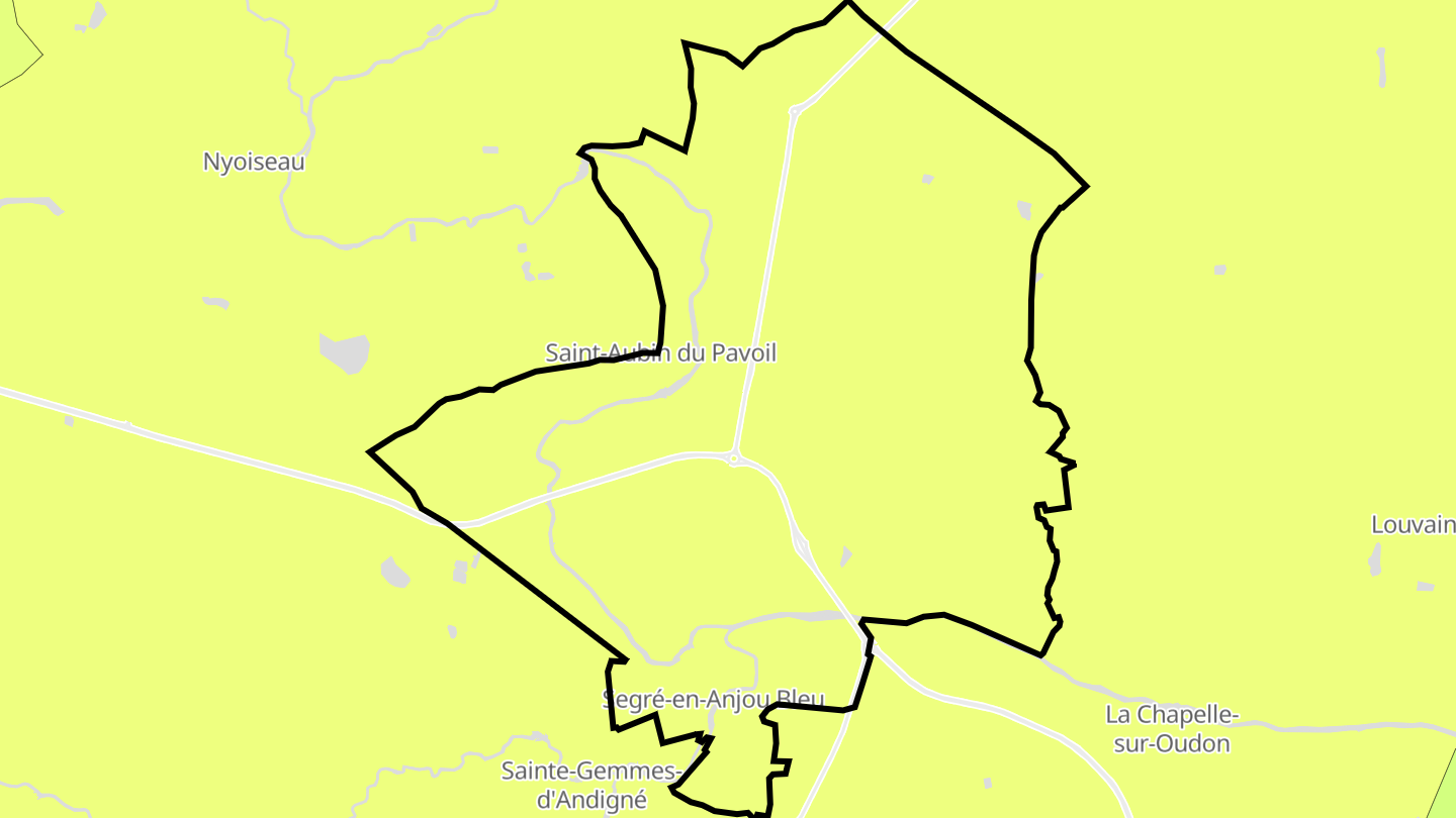 Carte des prix de l'immobilier Segré