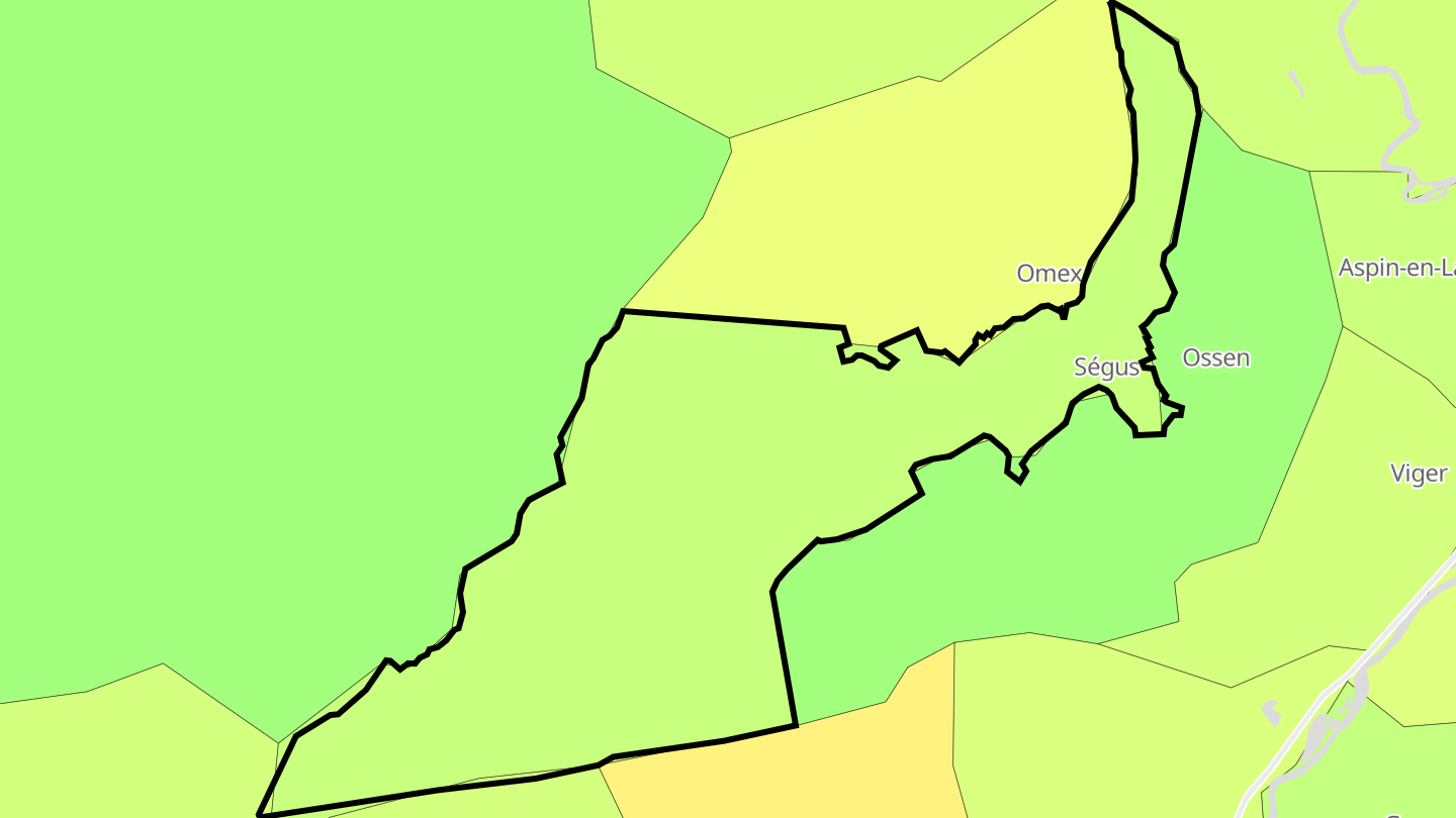 Carte des prix de l'immobilier Ségus