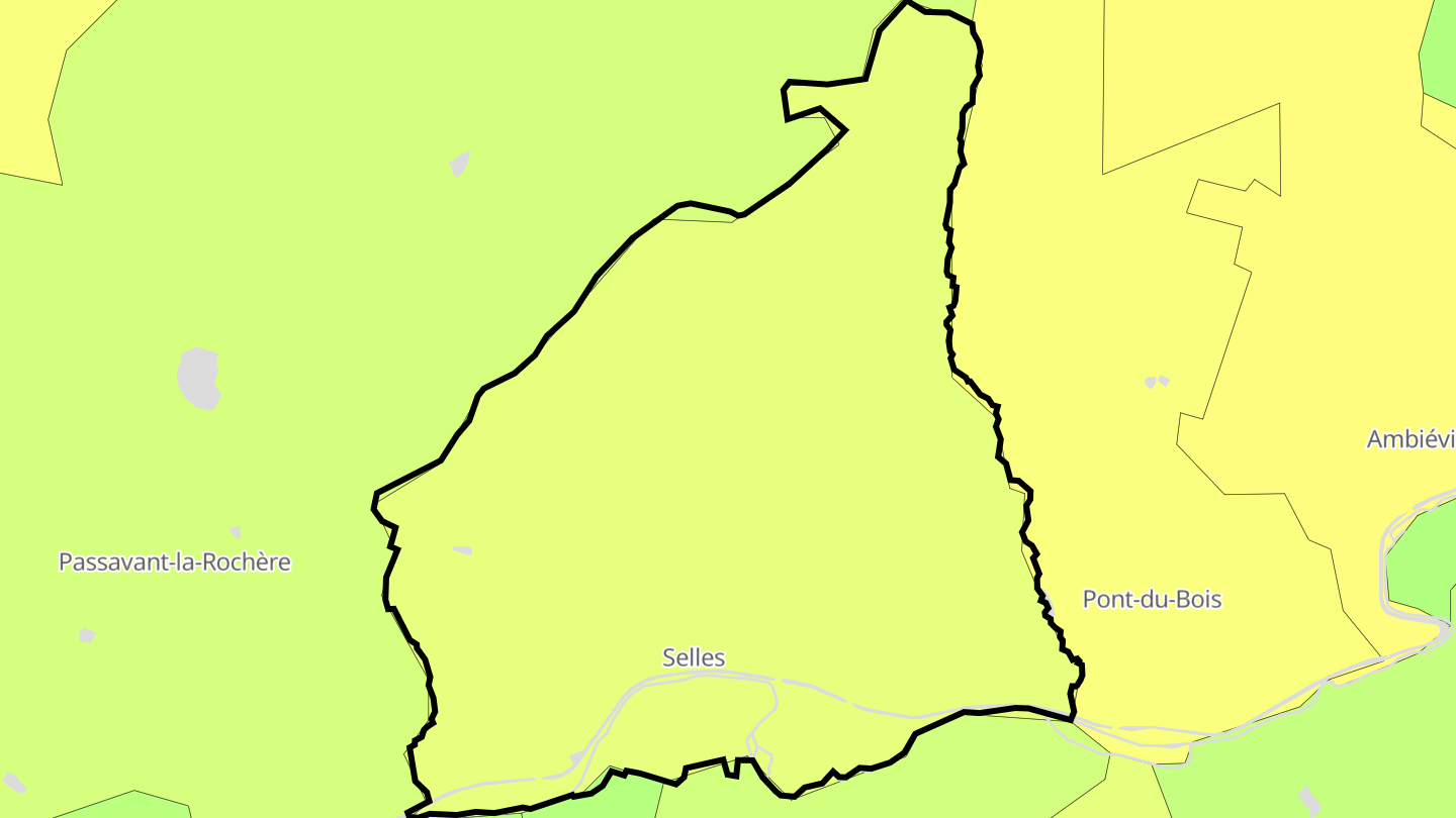 Carte des prix de l'immobilier Selles