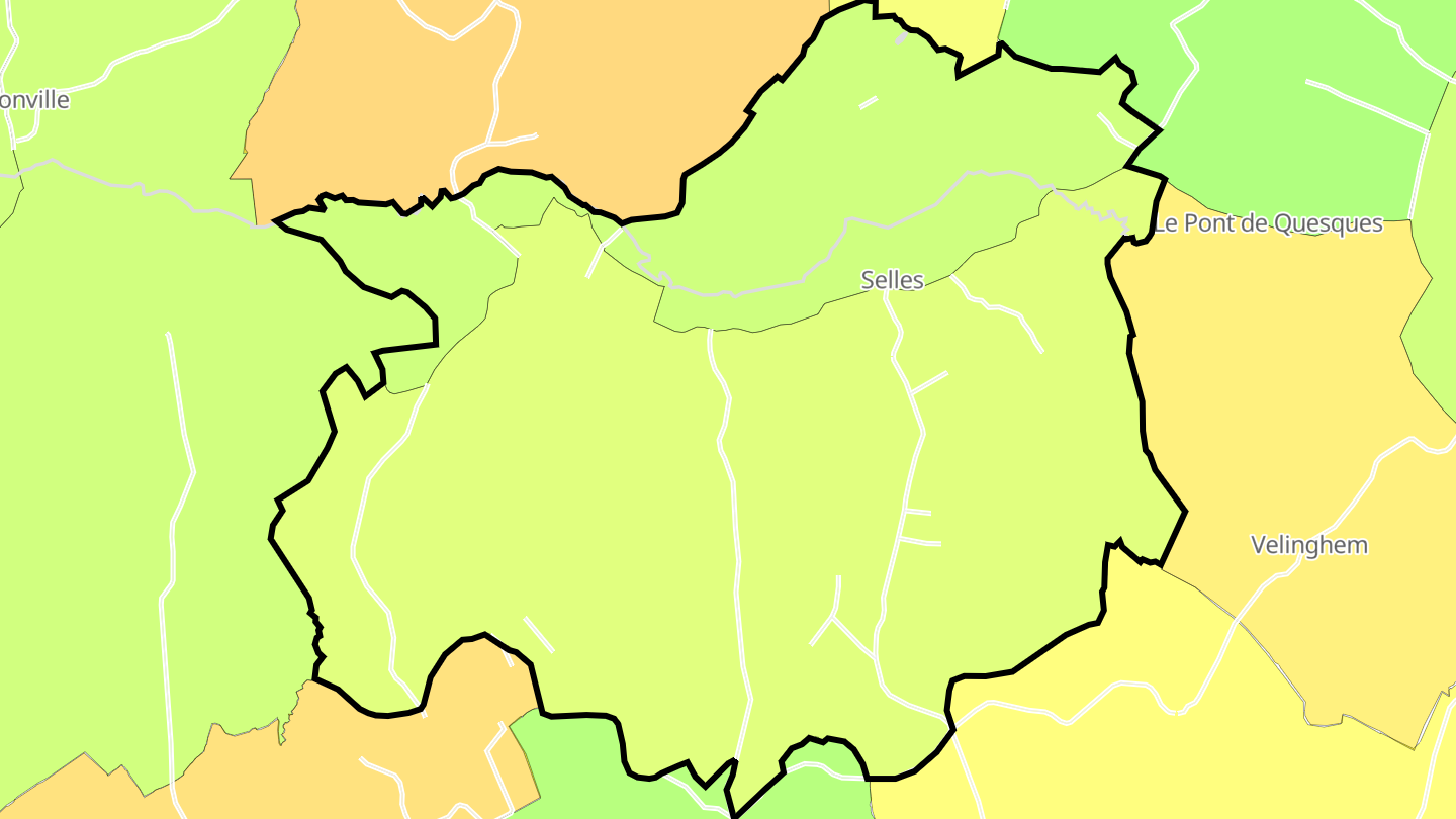 Carte des prix de l'immobilier Selles