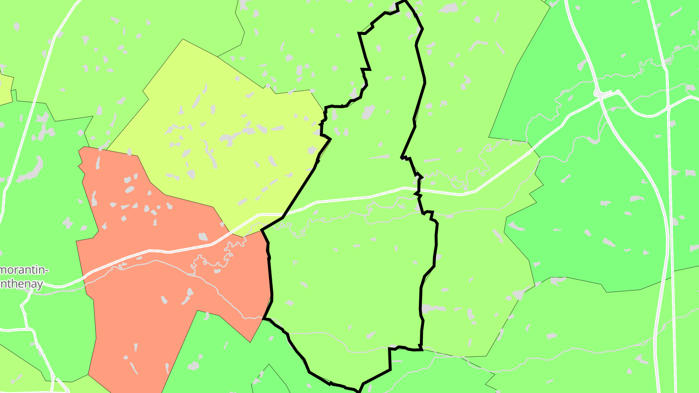 Carte des prix de l'immobilier Selles-Saint-Denis