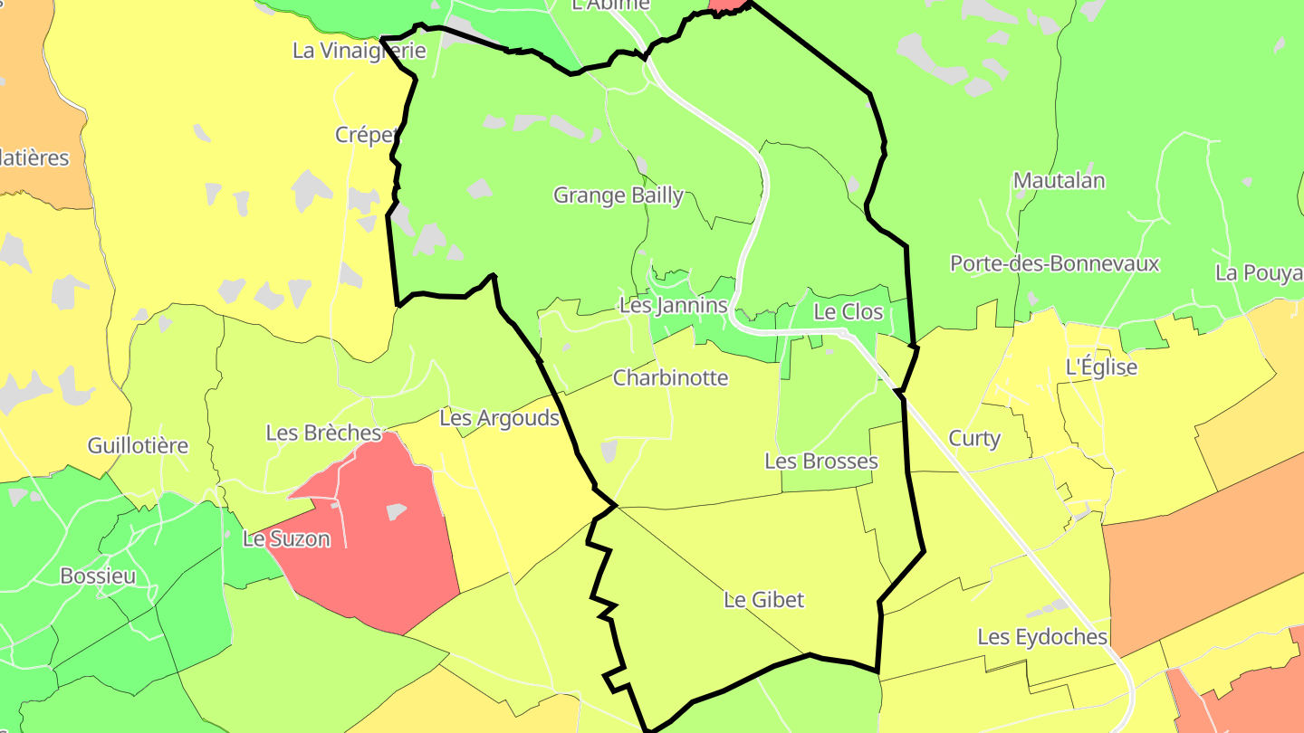 Carte des prix de l'immobilier Semons