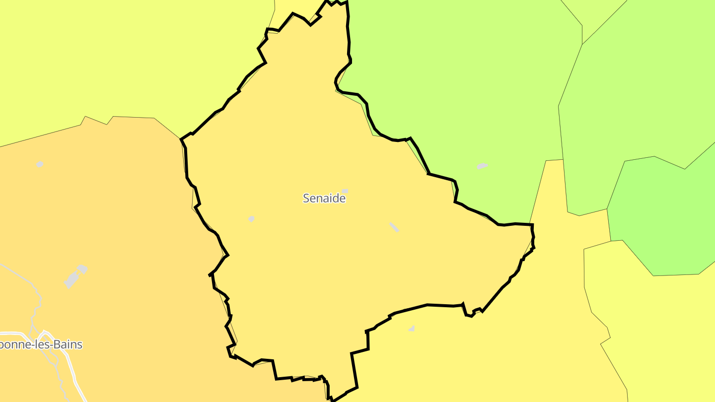 Carte des prix de l'immobilier Senaide