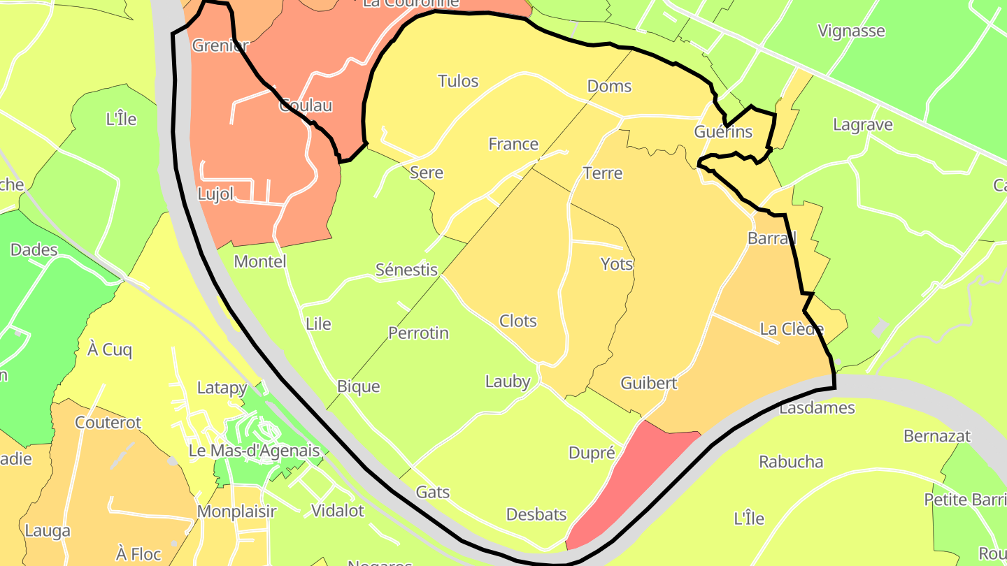 Carte des prix de l'immobilier Sénestis