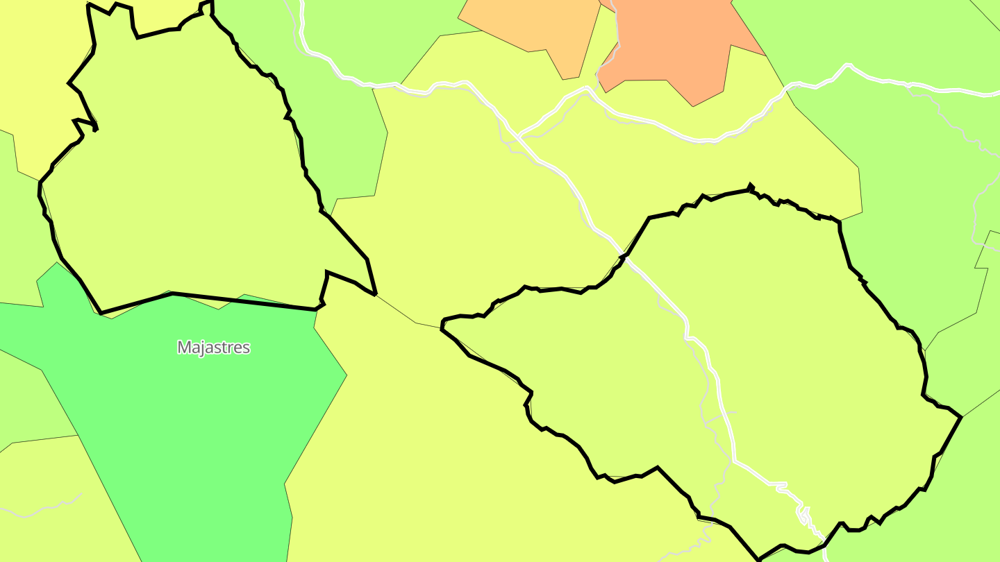 Carte des prix de l'immobilier Senez