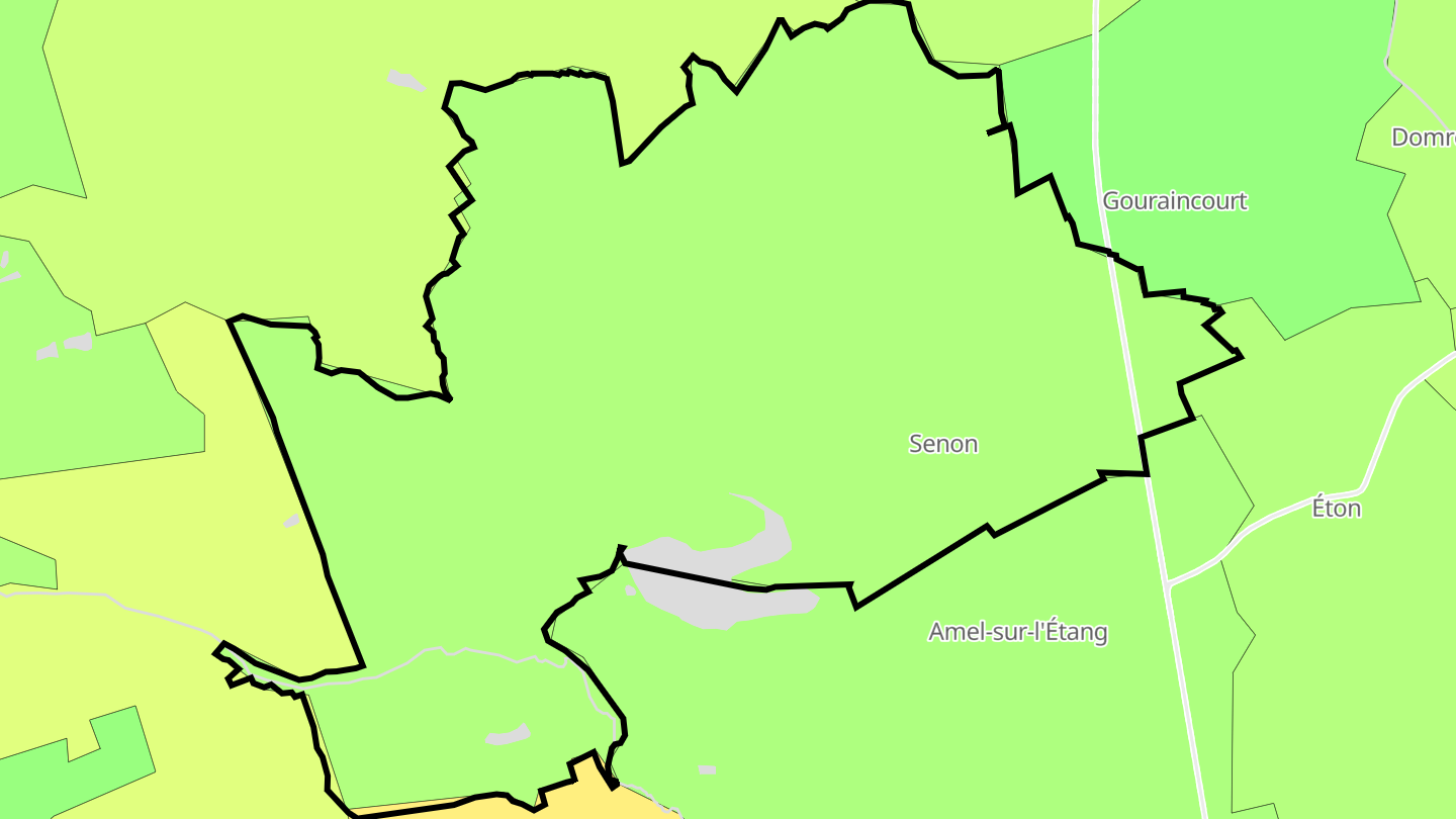 Carte des prix de l'immobilier Senon