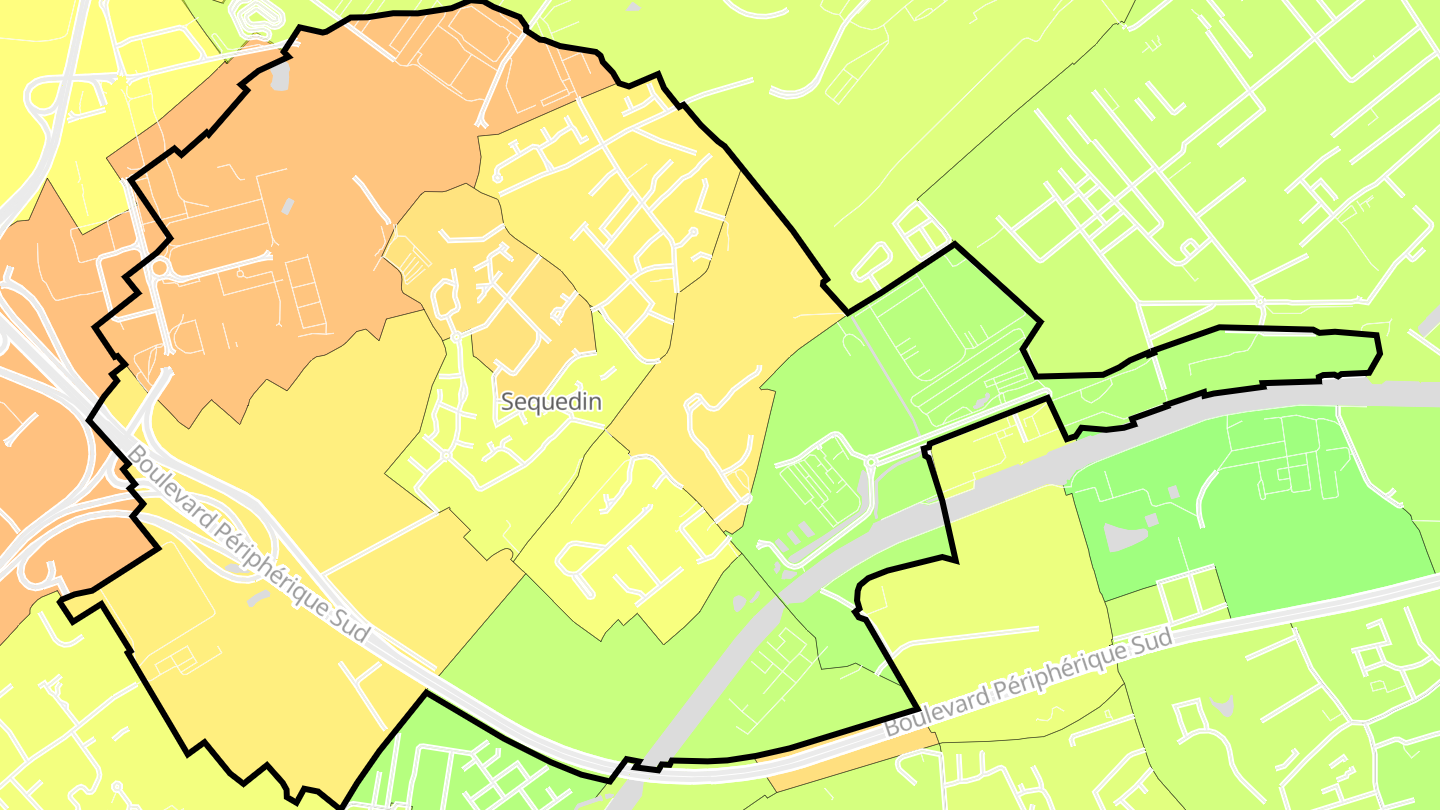 Carte des prix de l'immobilier Sequedin