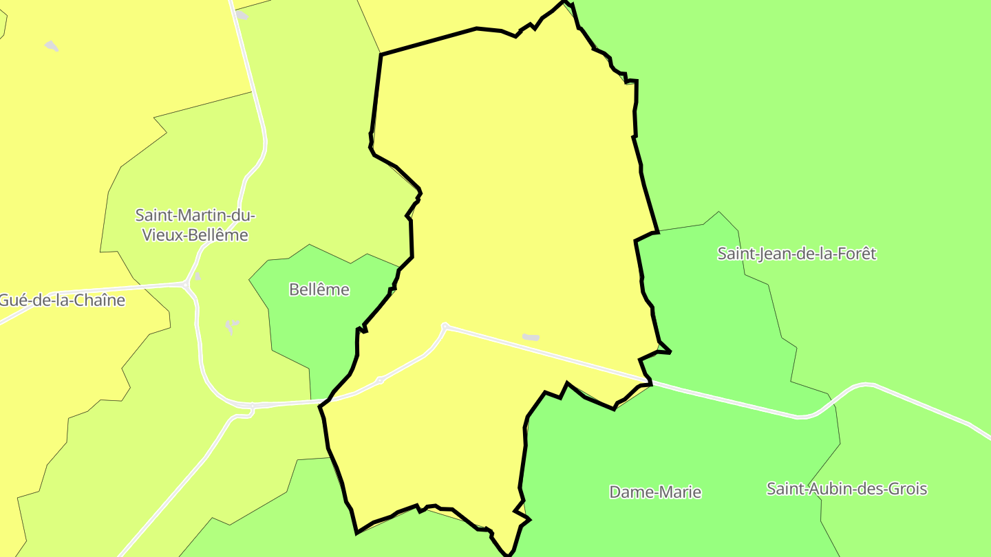 Carte des prix de l'immobilier Sérigny