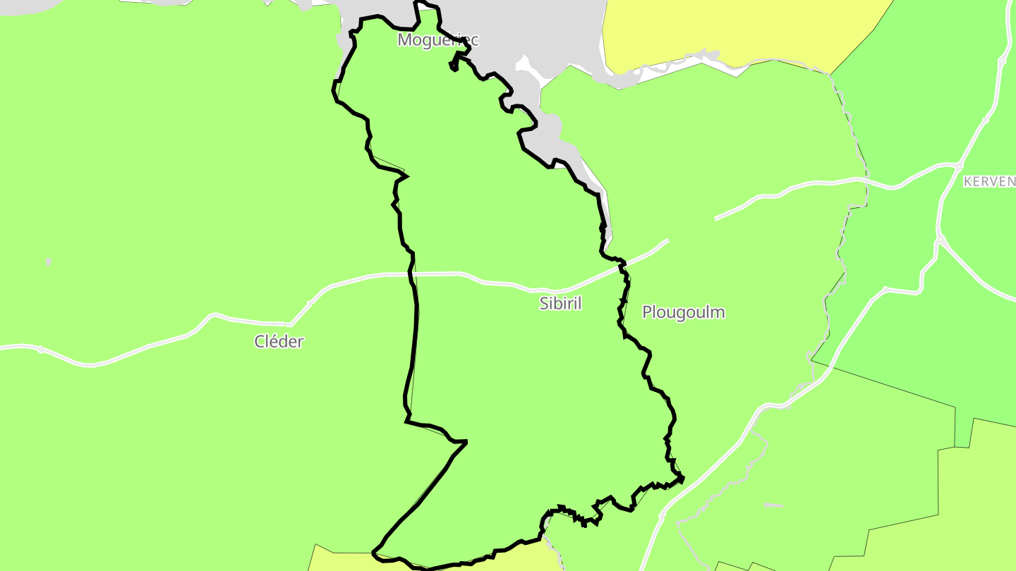 Carte des prix de l'immobilier Sibiril