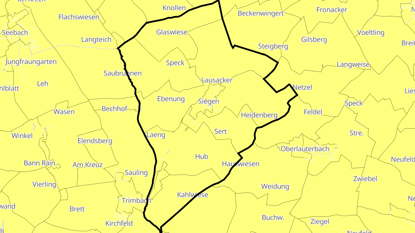 Carte des prix de l'immobilier Siegen