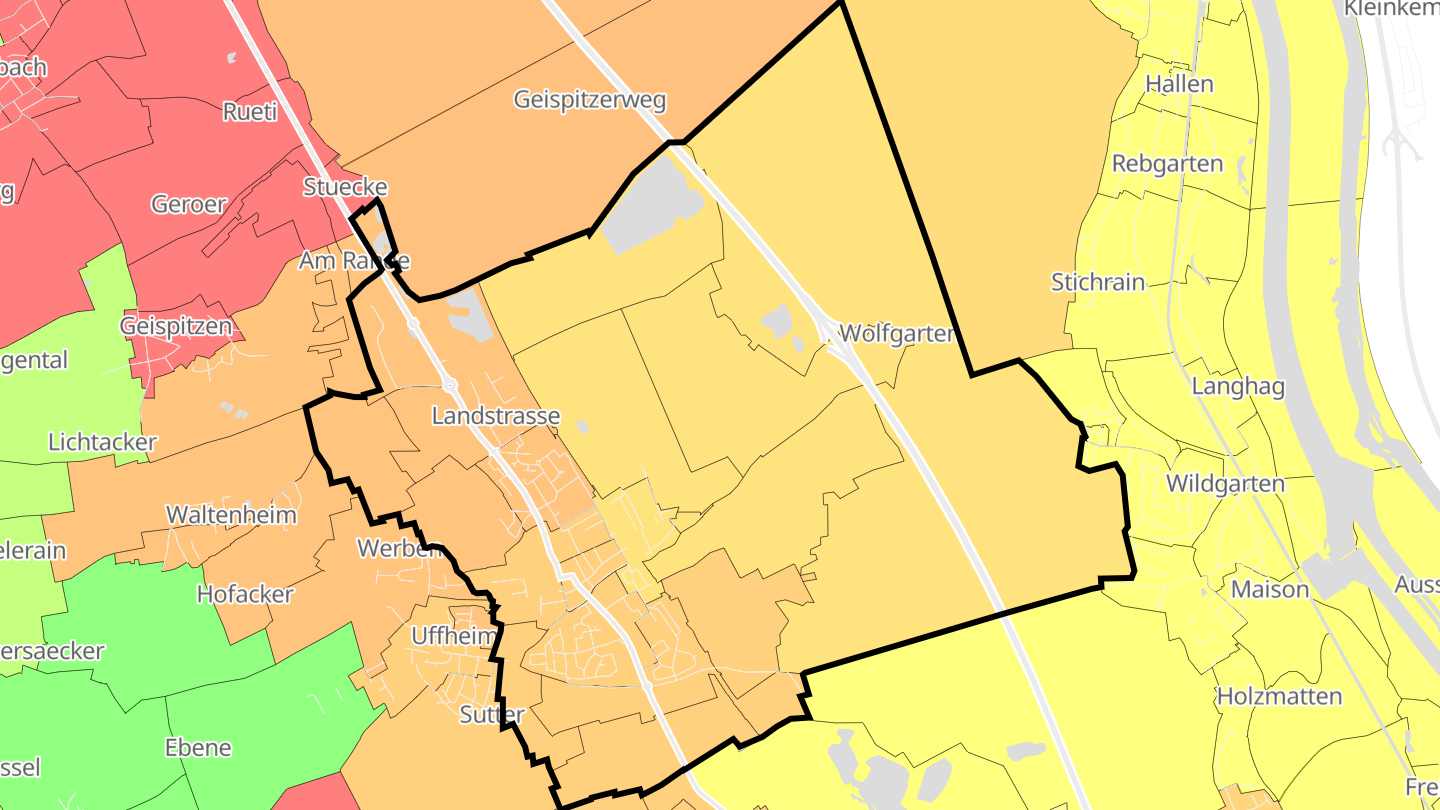 Carte des prix de l'immobilier Sierentz