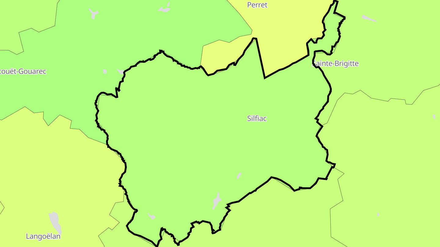 Carte des prix de l'immobilier Silfiac