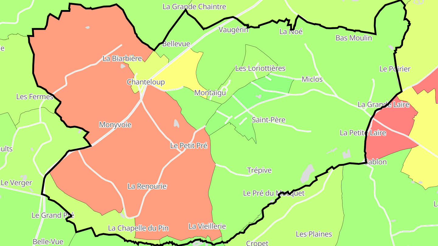 Carte des prix de l'immobilier Sillé-le-Philippe