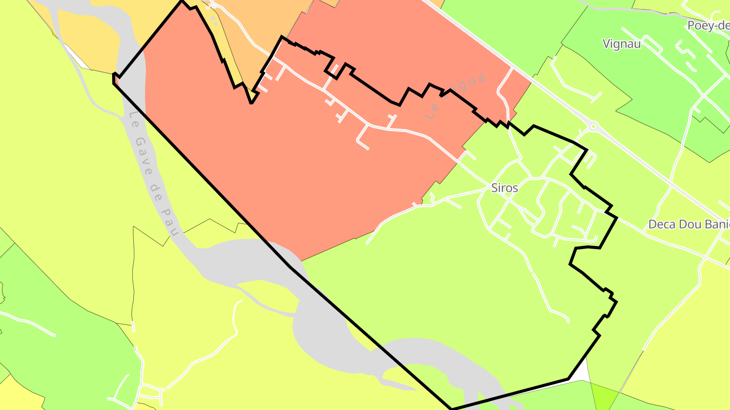 Carte des prix de l'immobilier Siros