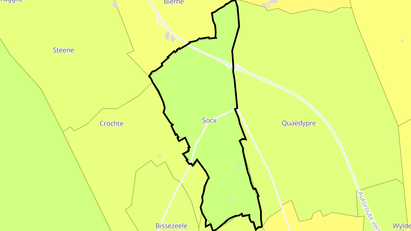 Carte des prix de l'immobilier Socx