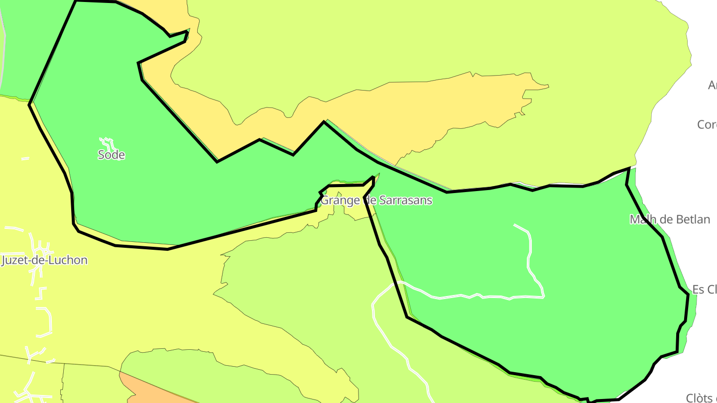 Carte des prix de l'immobilier Sode