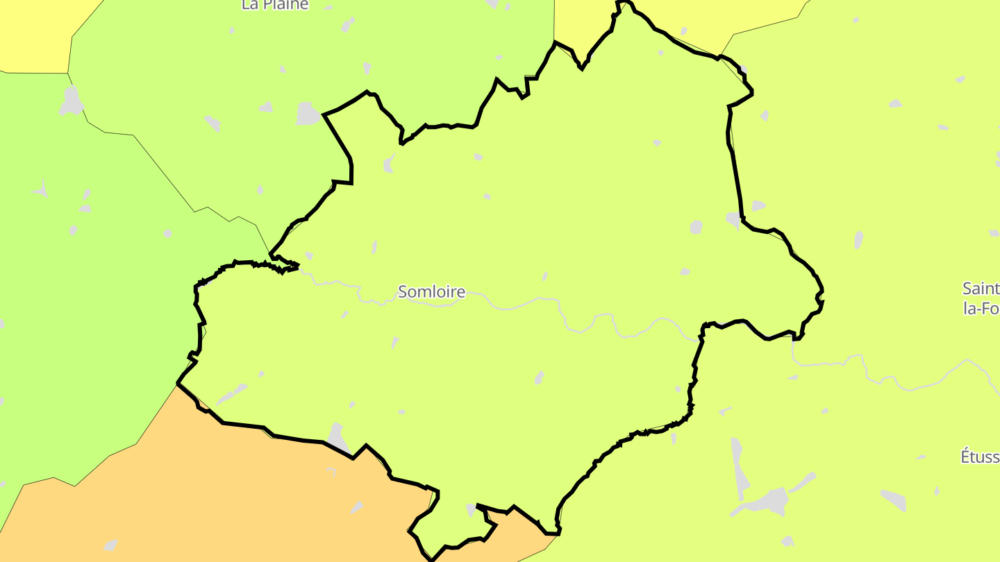 Carte des prix de l'immobilier Somloire
