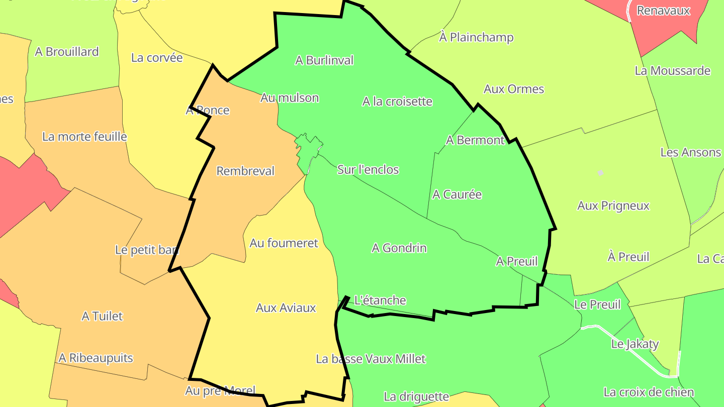 Carte des prix de l'immobilier Sommaisne