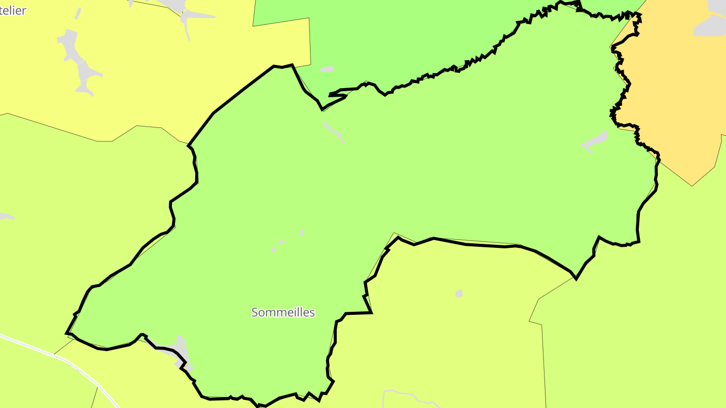 Carte des prix de l'immobilier Sommeilles
