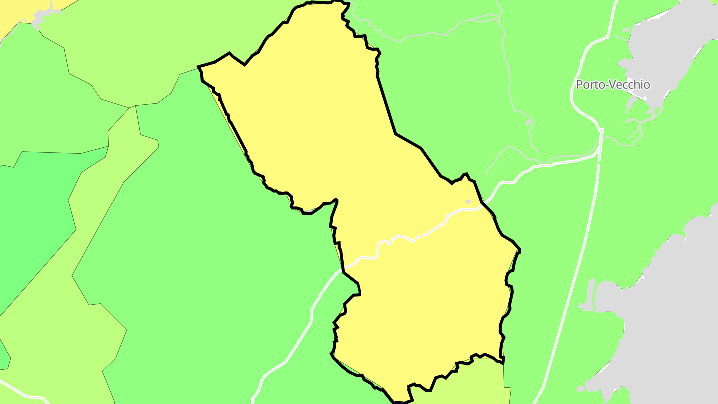 Carte des prix de l'immobilier Sotta