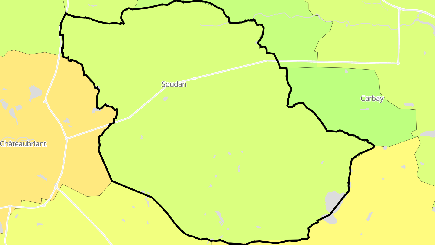 Carte des prix de l'immobilier Soudan