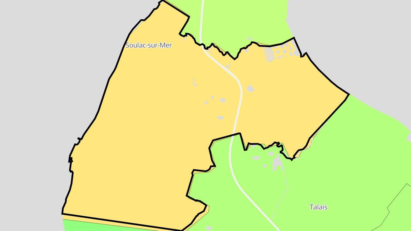 Carte des prix de l'immobilier Soulac-sur-Mer