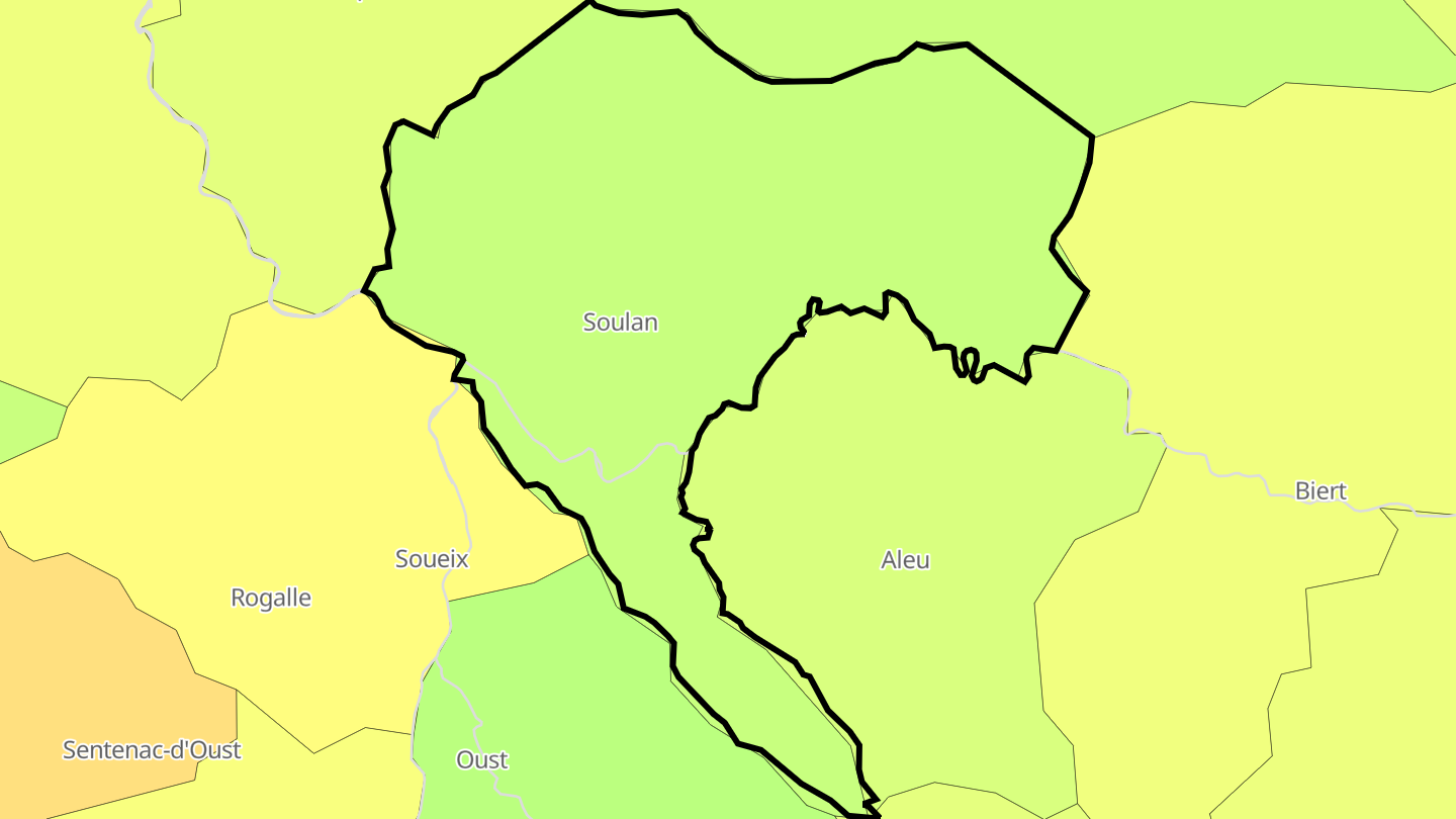 Carte des prix de l'immobilier Soulan