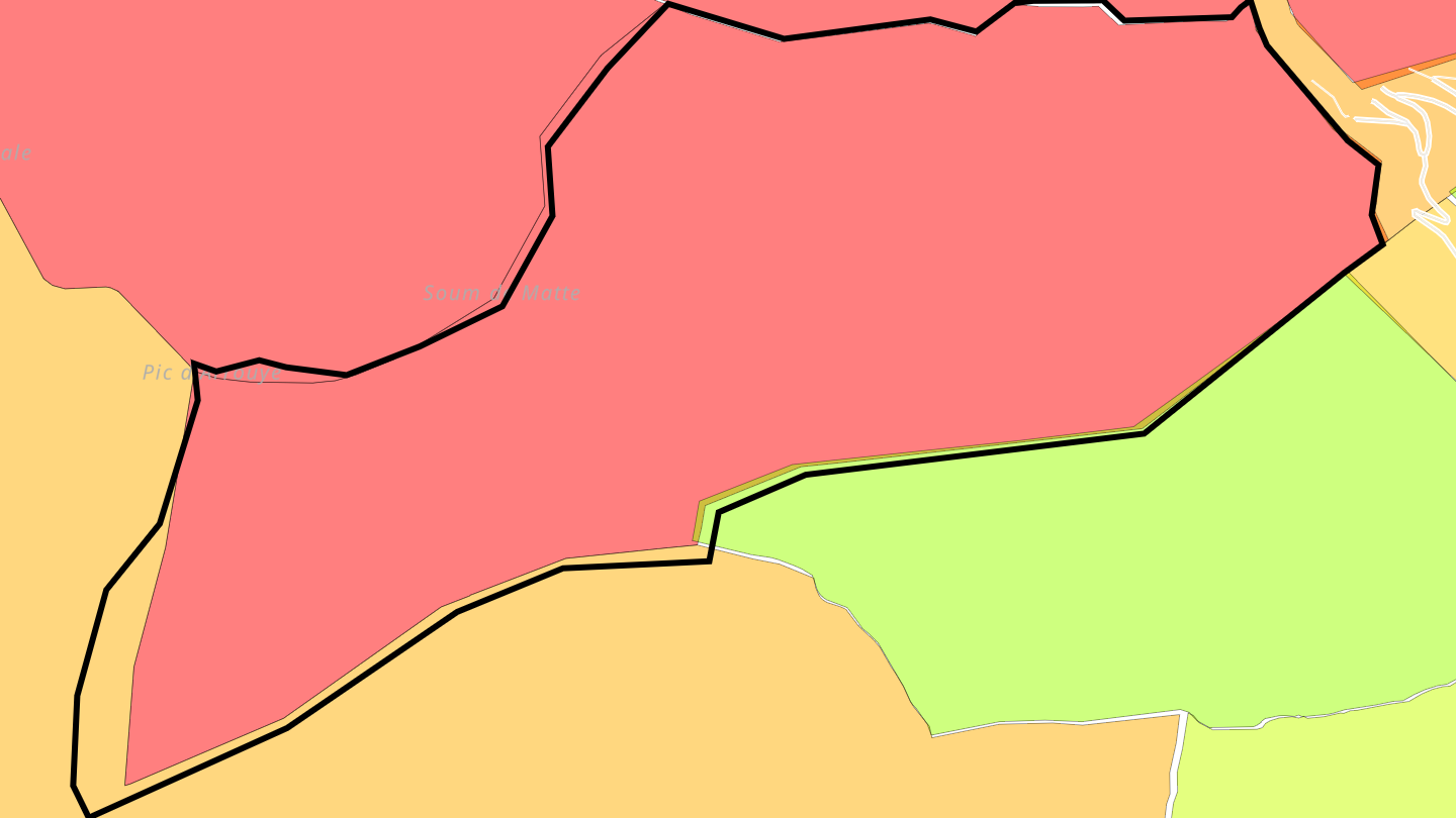 Carte des prix de l'immobilier Soum de Matte
