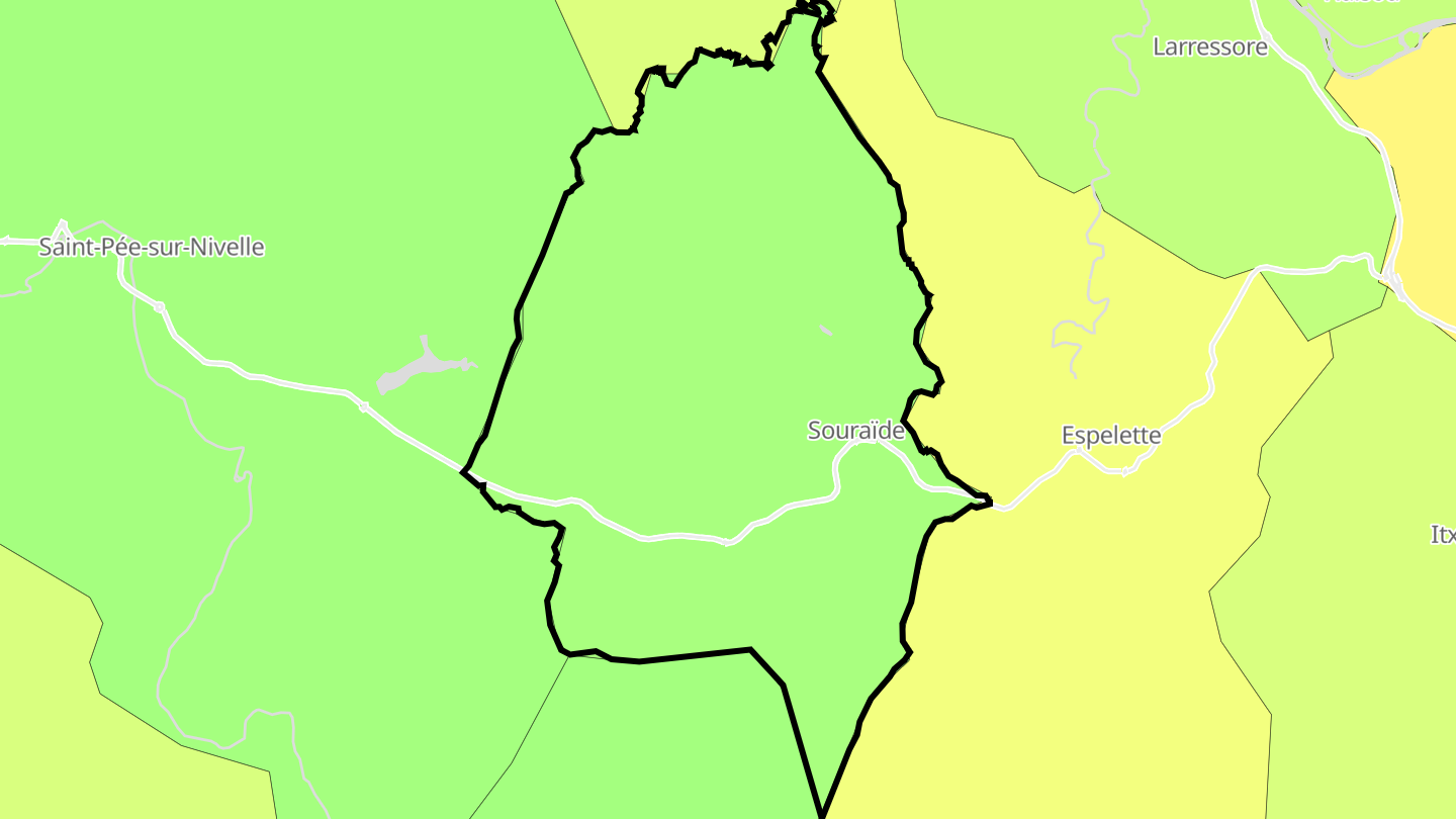 Carte des prix de l'immobilier Souraïde