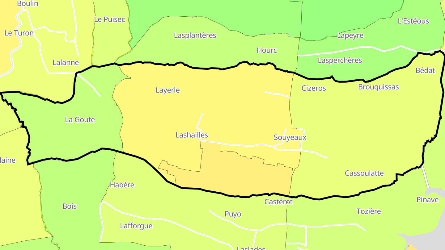 Carte des prix de l'immobilier Souyeaux