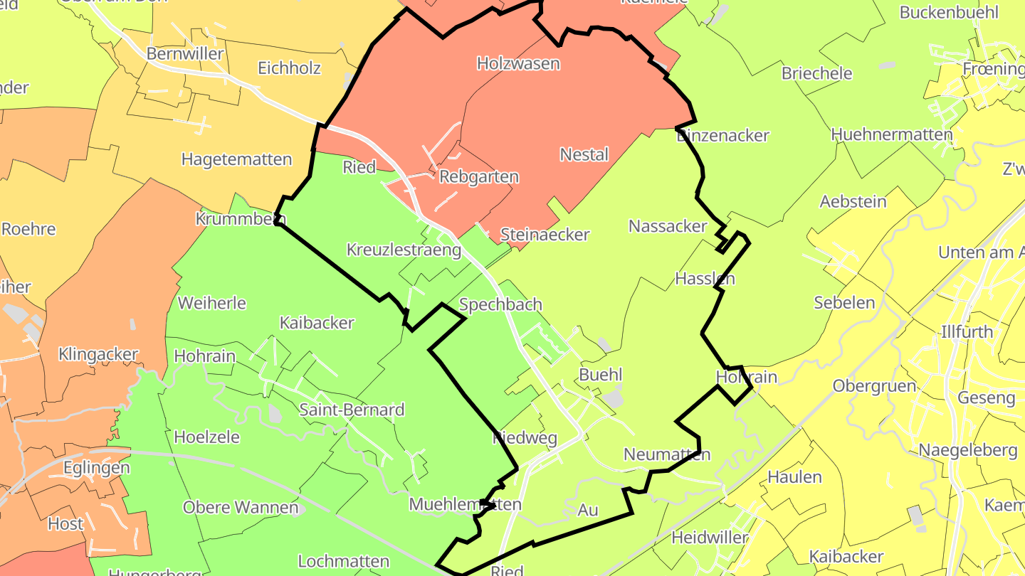 Carte des prix de l'immobilier Spechbach