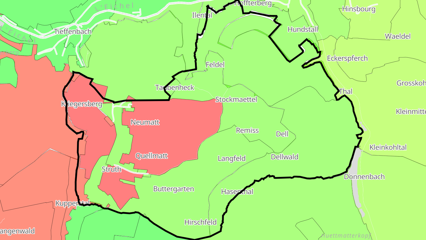 Carte des prix de l'immobilier Struth