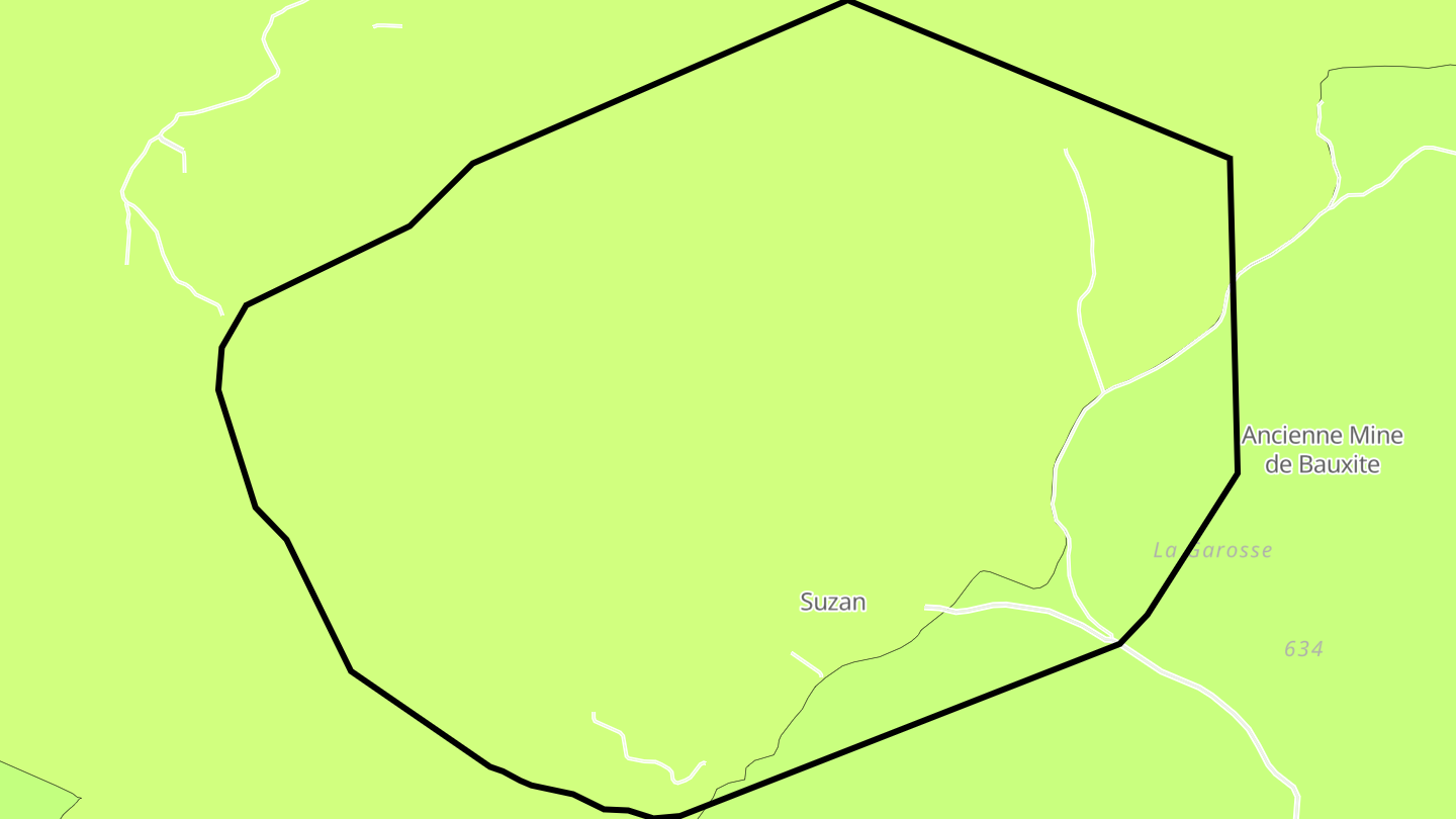 Carte des prix de l'immobilier Suzan
