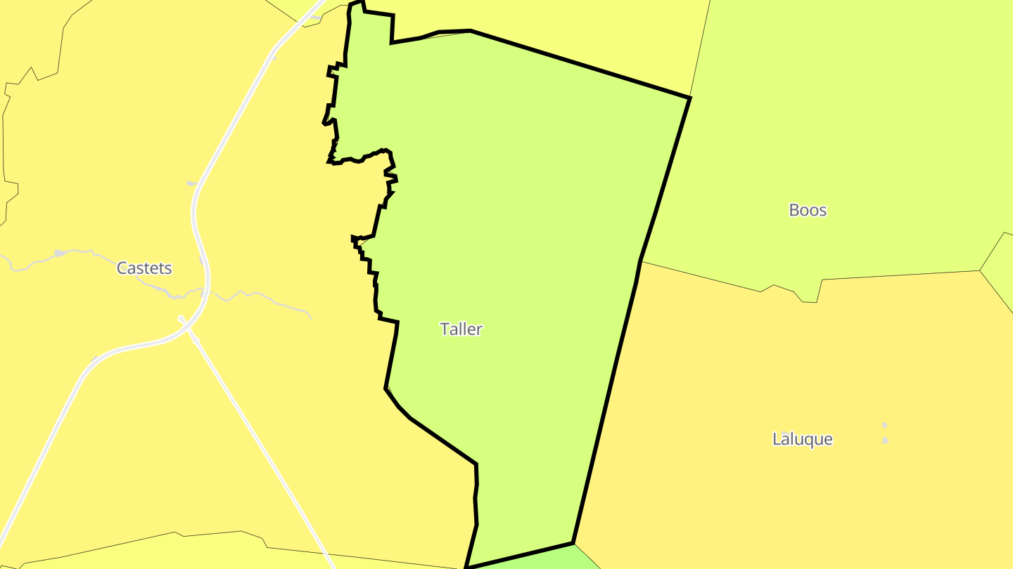 Carte des prix de l'immobilier Taller
