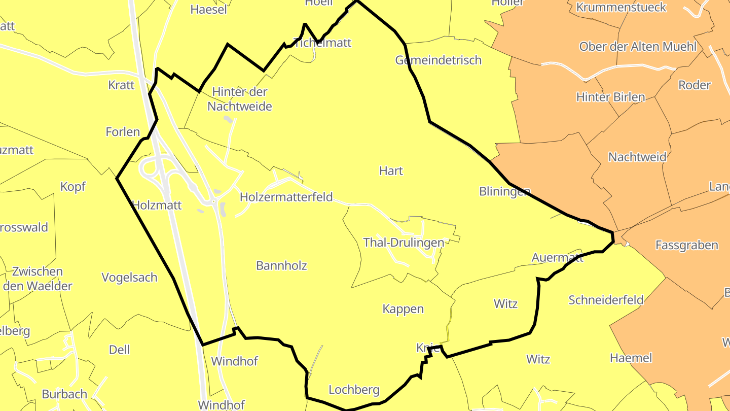 Carte des prix de l'immobilier Thal-Drulingen
