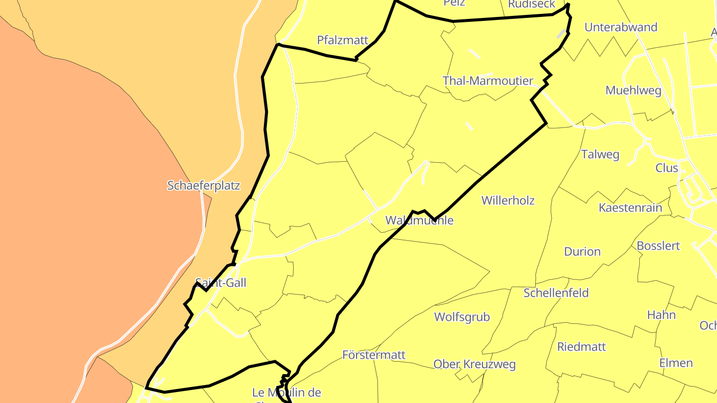 Carte des prix de l'immobilier Thal-Marmoutier