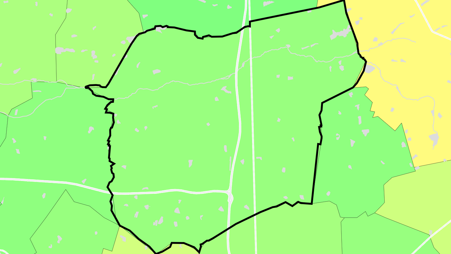Carte des prix de l'immobilier Theillay
