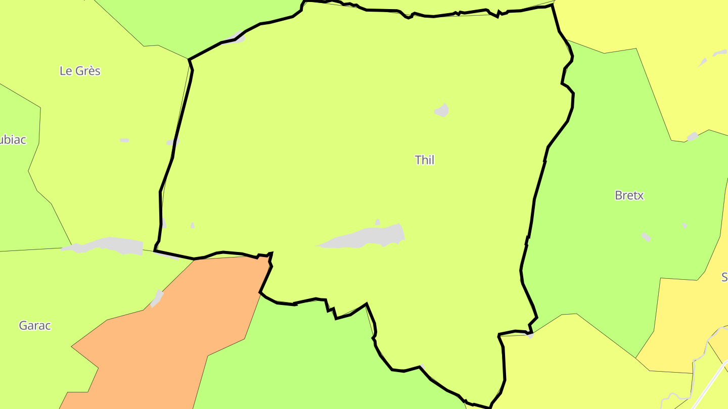 Carte des prix de l'immobilier Thil