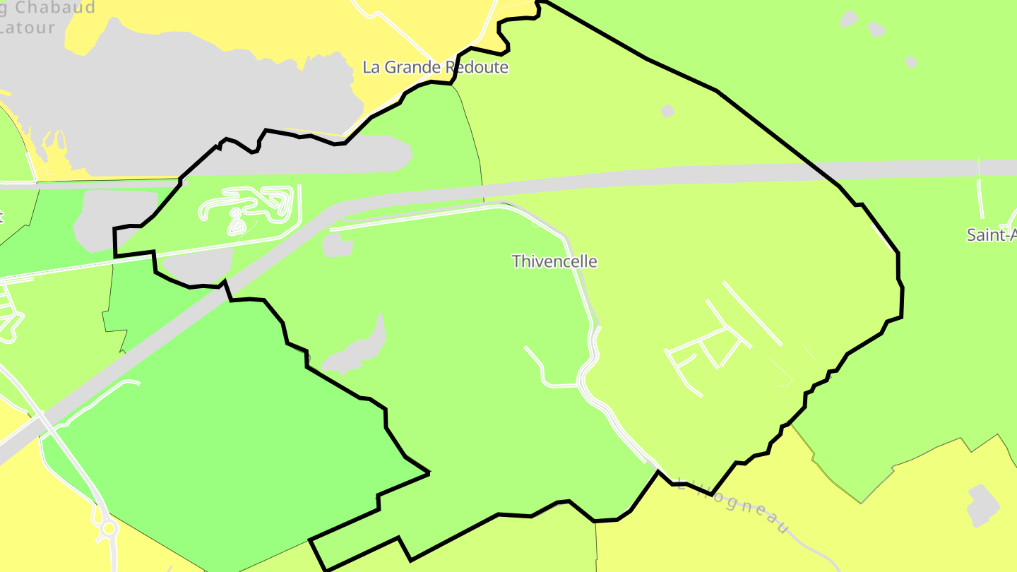 Carte des prix de l'immobilier Thivencelle