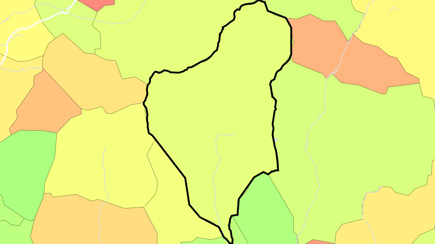 Carte des prix de l'immobilier Thorame-Basse