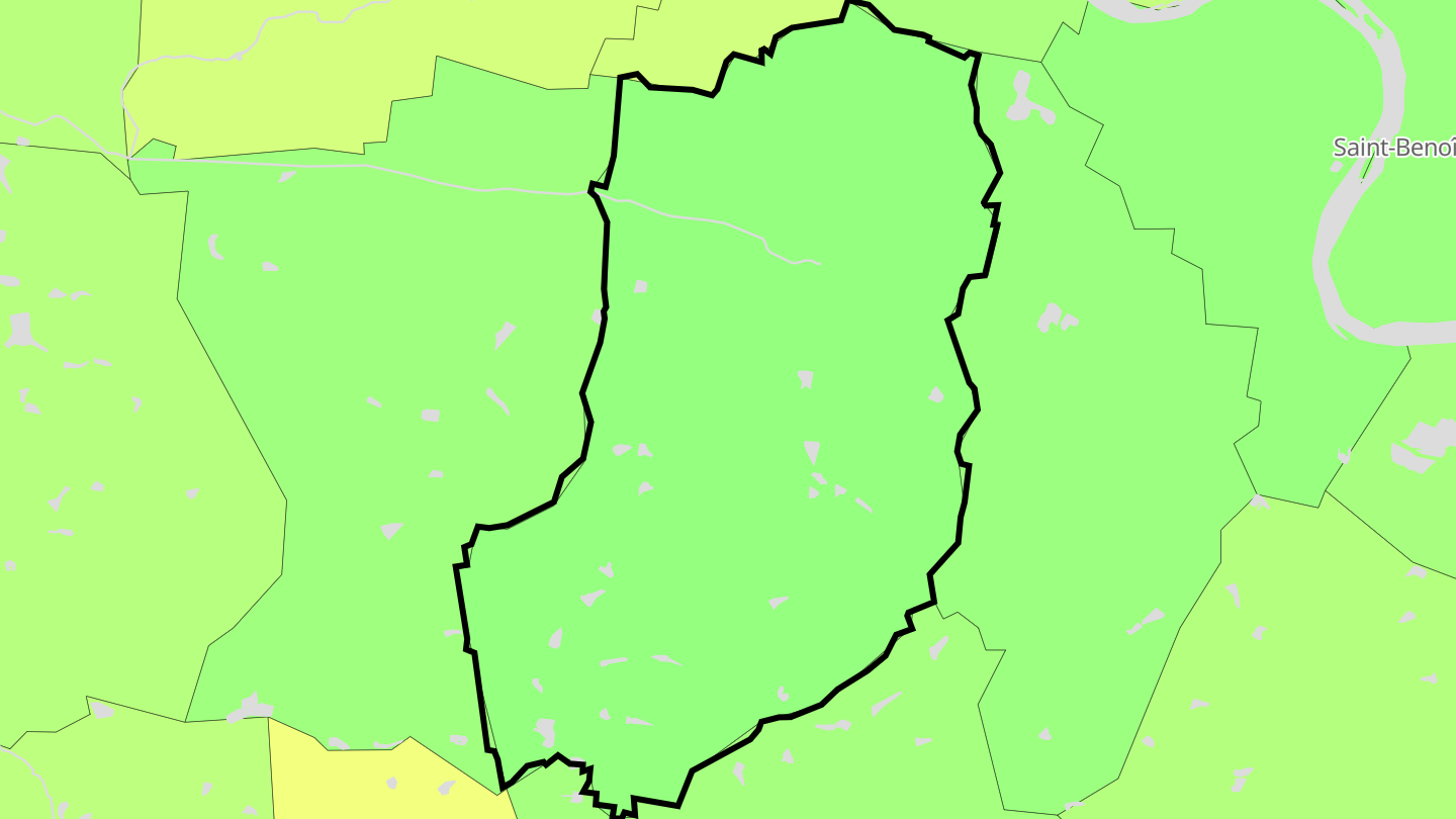 Carte des prix de l'immobilier Tigy