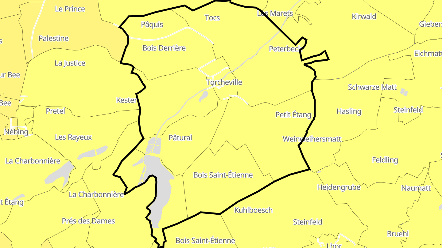 Carte des prix de l'immobilier Torcheville