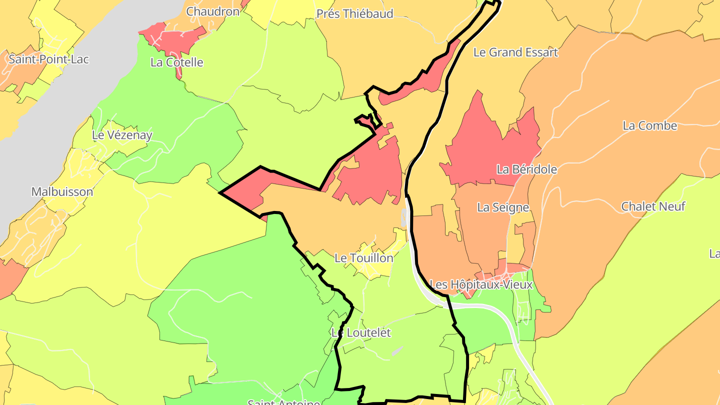 Carte des prix de l'immobilier Touillon-et-Loutelet