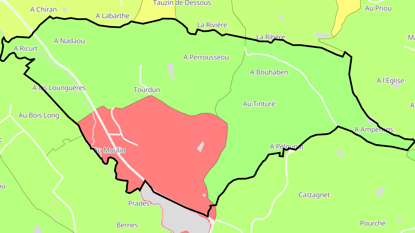 Carte des prix de l'immobilier Tourdun