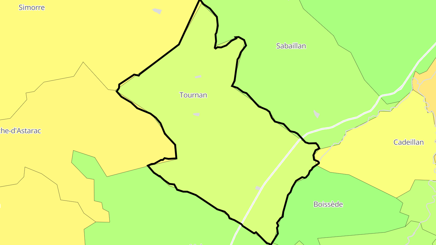 Carte des prix de l'immobilier Tournan