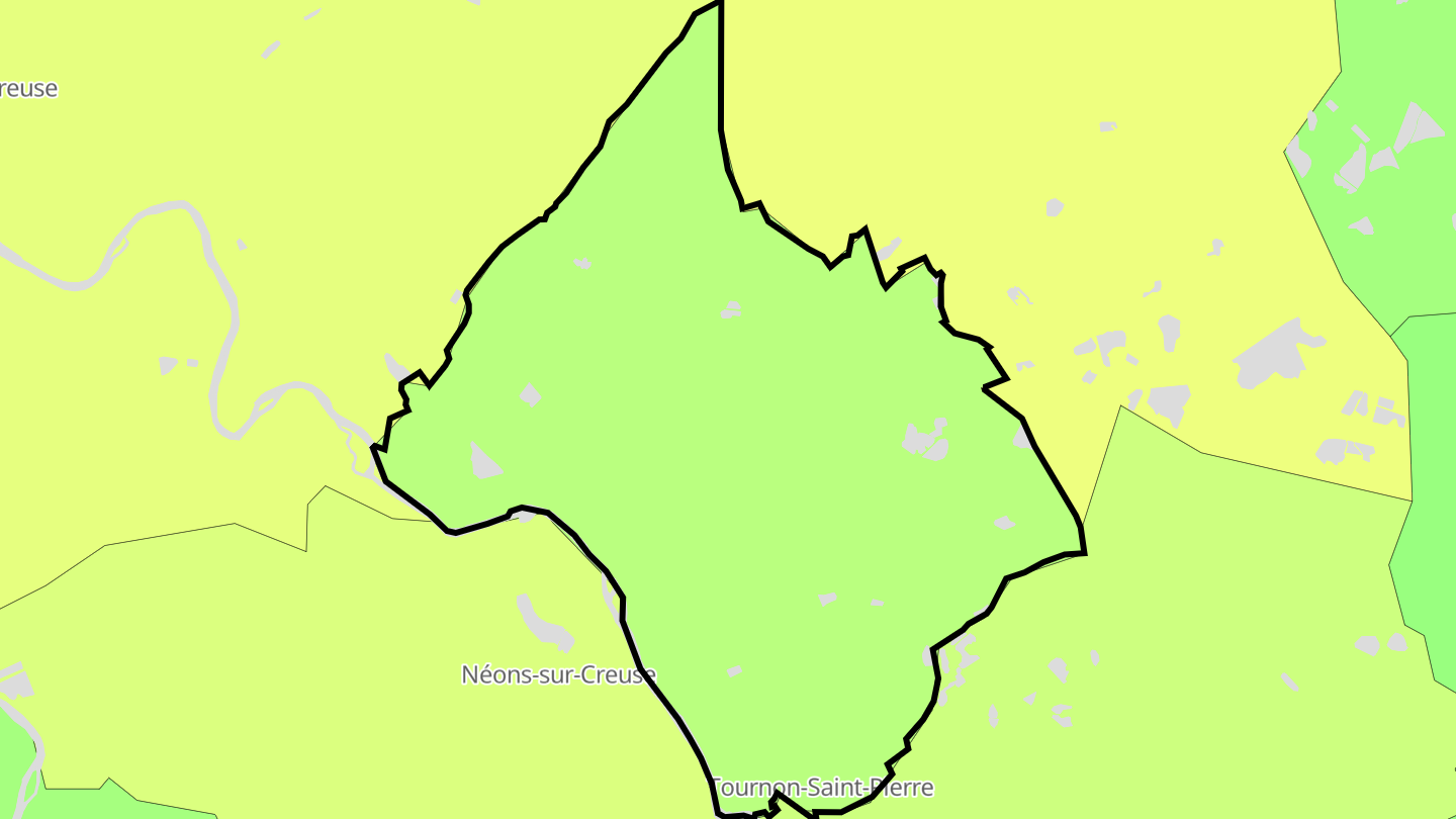 Carte des prix de l'immobilier Tournon-Saint-Pierre