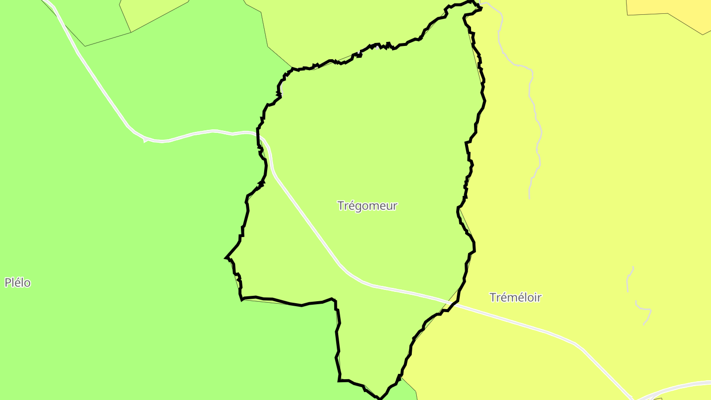 Carte des prix de l'immobilier Trégomeur