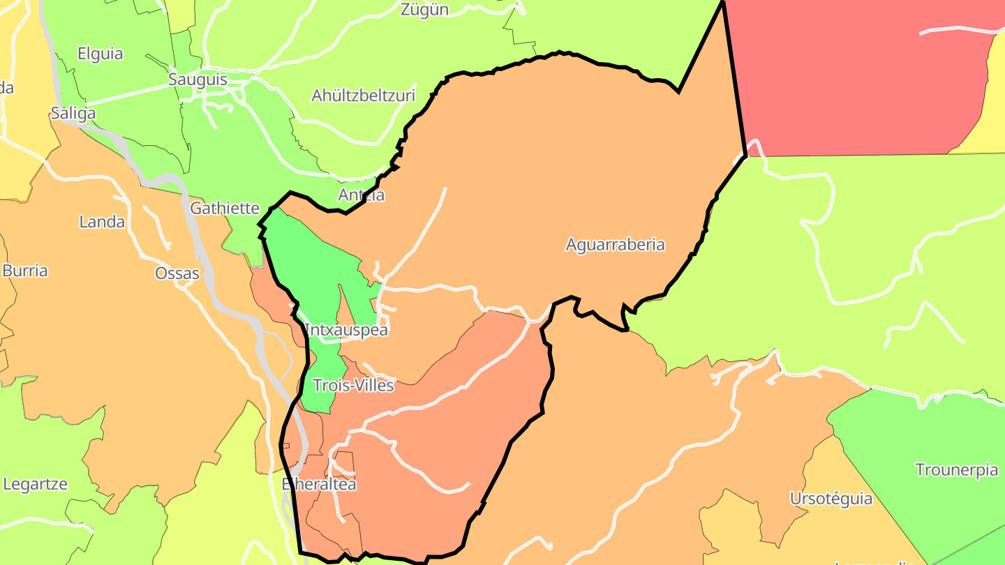 Carte des prix de l'immobilier Trois-Villes