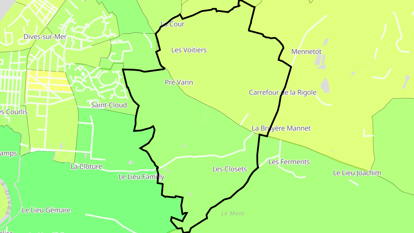 Carte des prix de l'immobilier Trousseauville